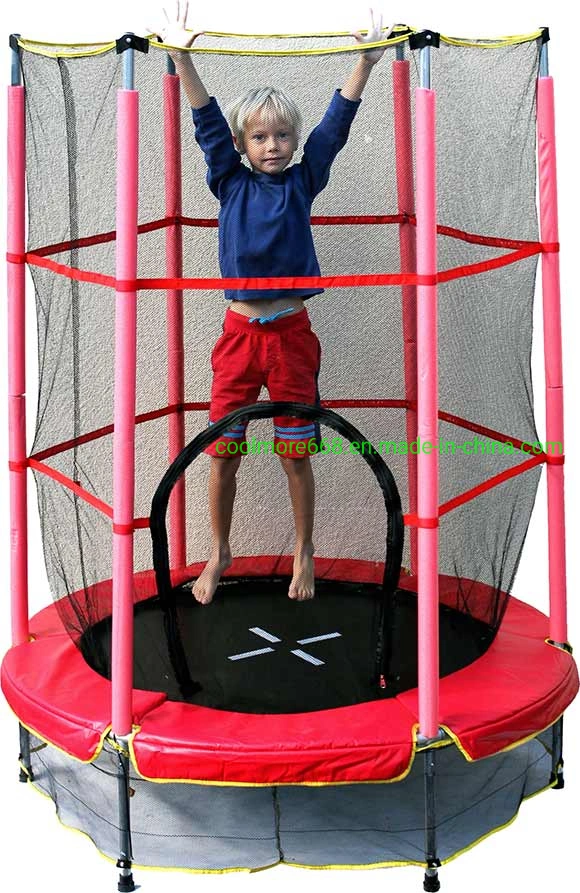 Cheap Mini Trampoline-55" My First Trampoline with Net Enclosure